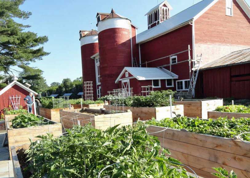 Barn & garden